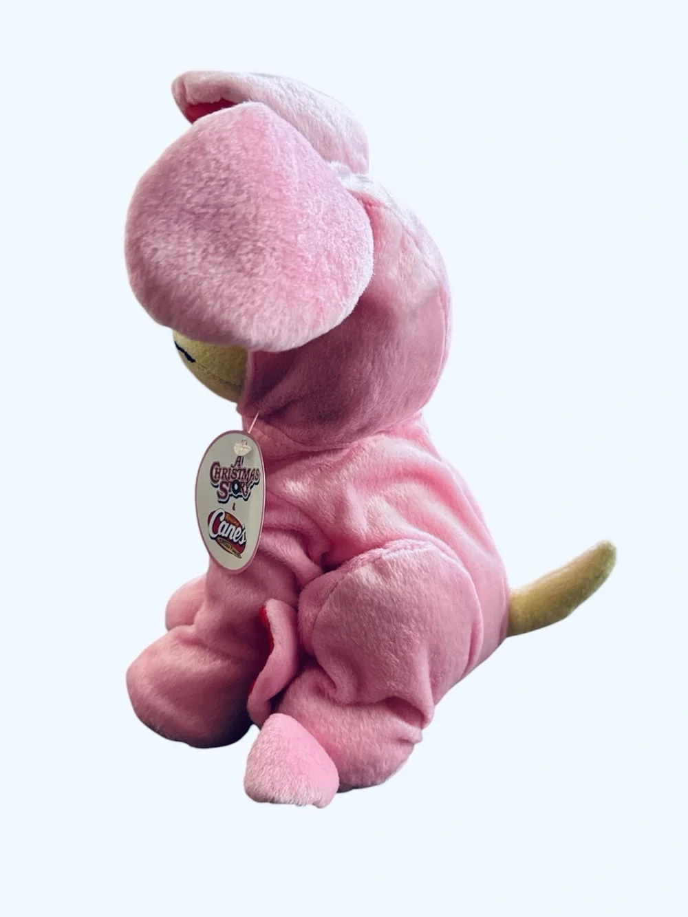 Raising Cane's A Christmas Story Pink Bunny Cane  Dog Plush Collectible 2025 New